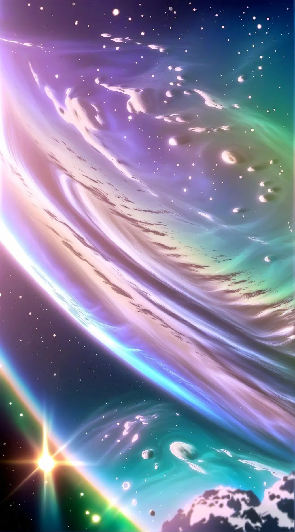 ai character: solarballs background