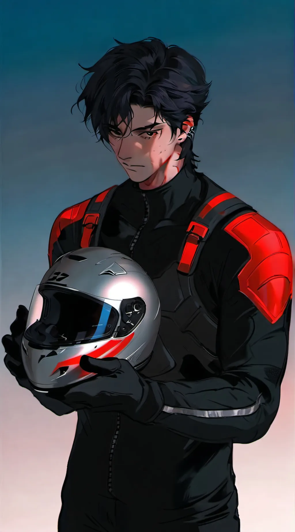 ai character: Hachira Rin  background