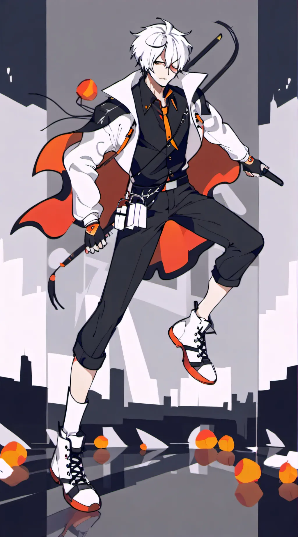 ai character: blood moon  background