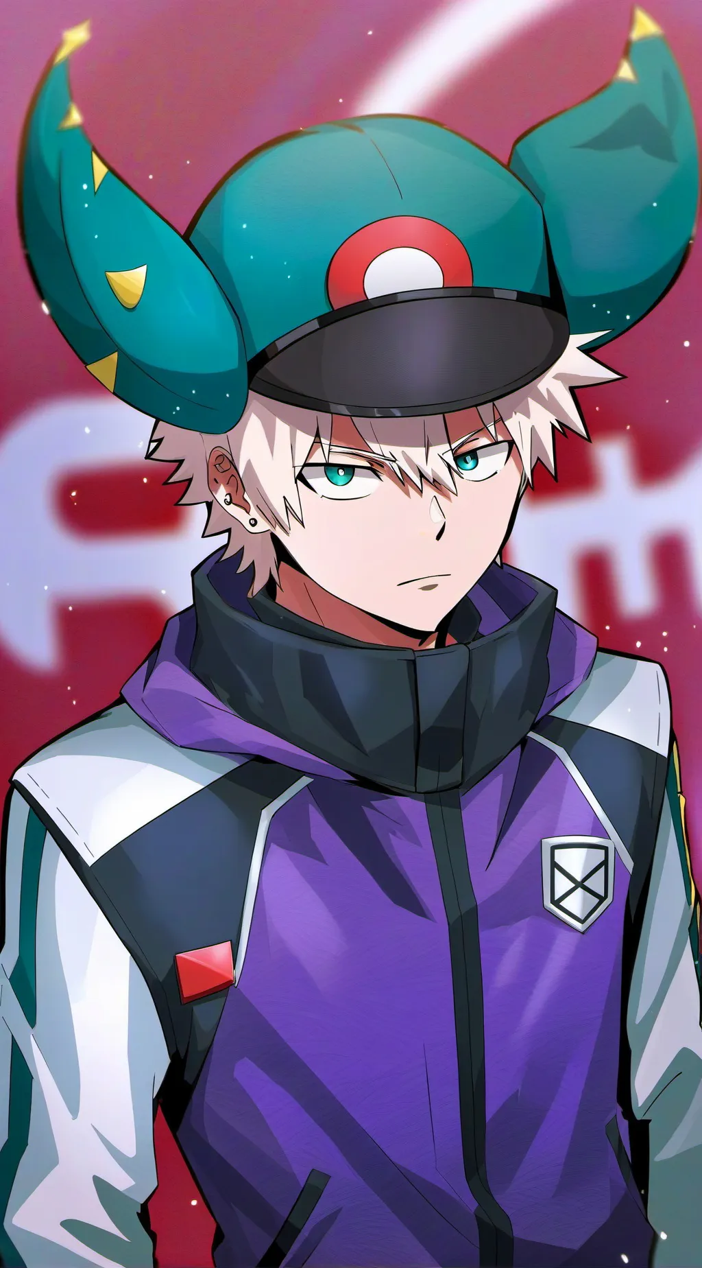 ai character: katsuki bakugo background