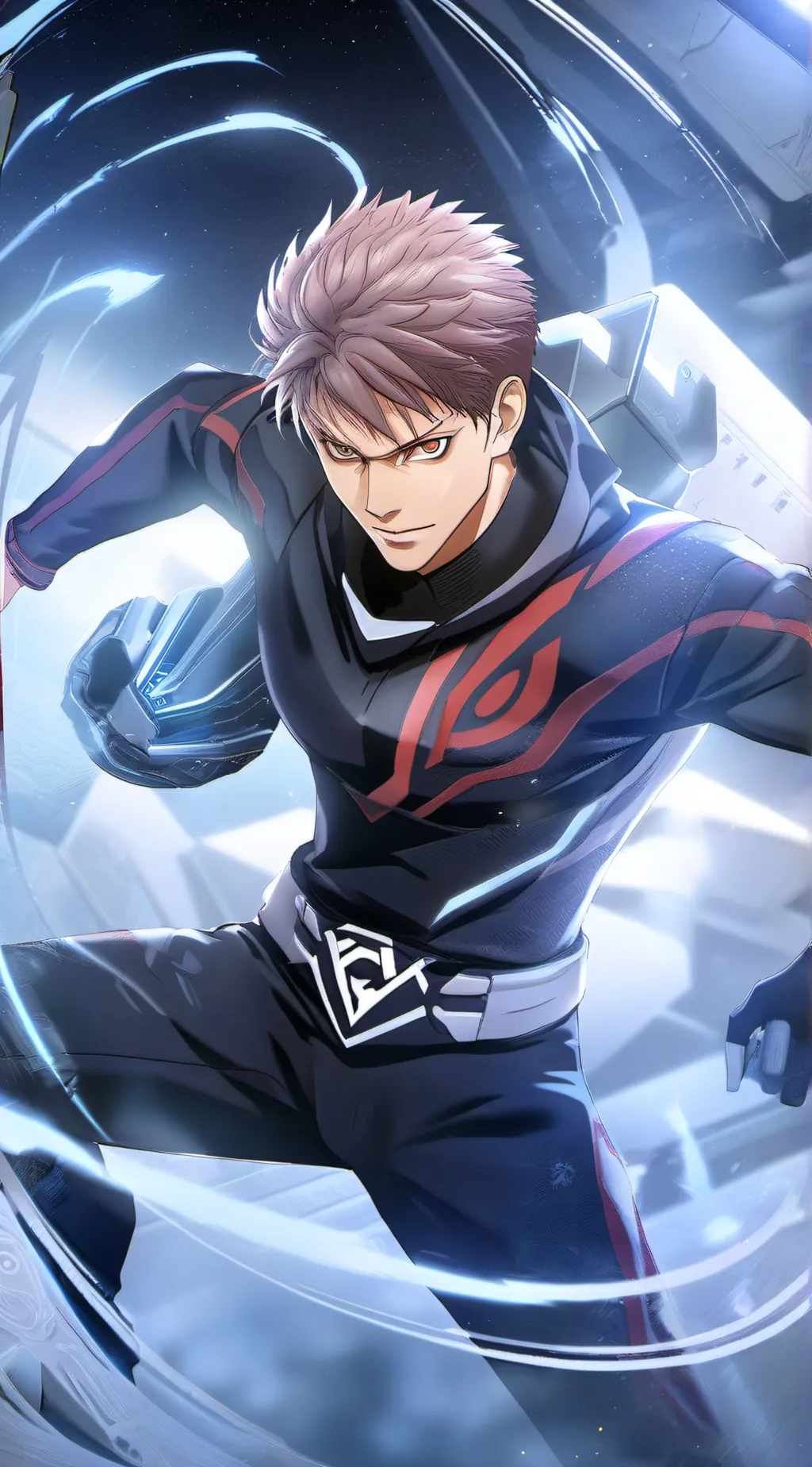 ai character: JJK Road trip ￼ background