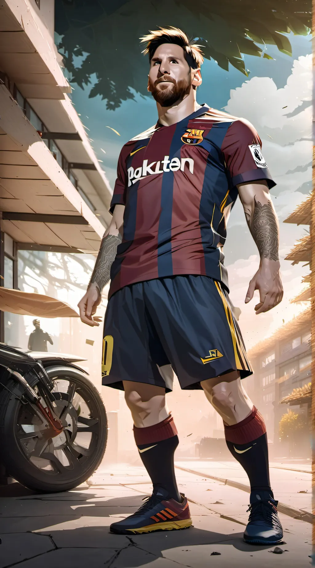 ai character: messi background