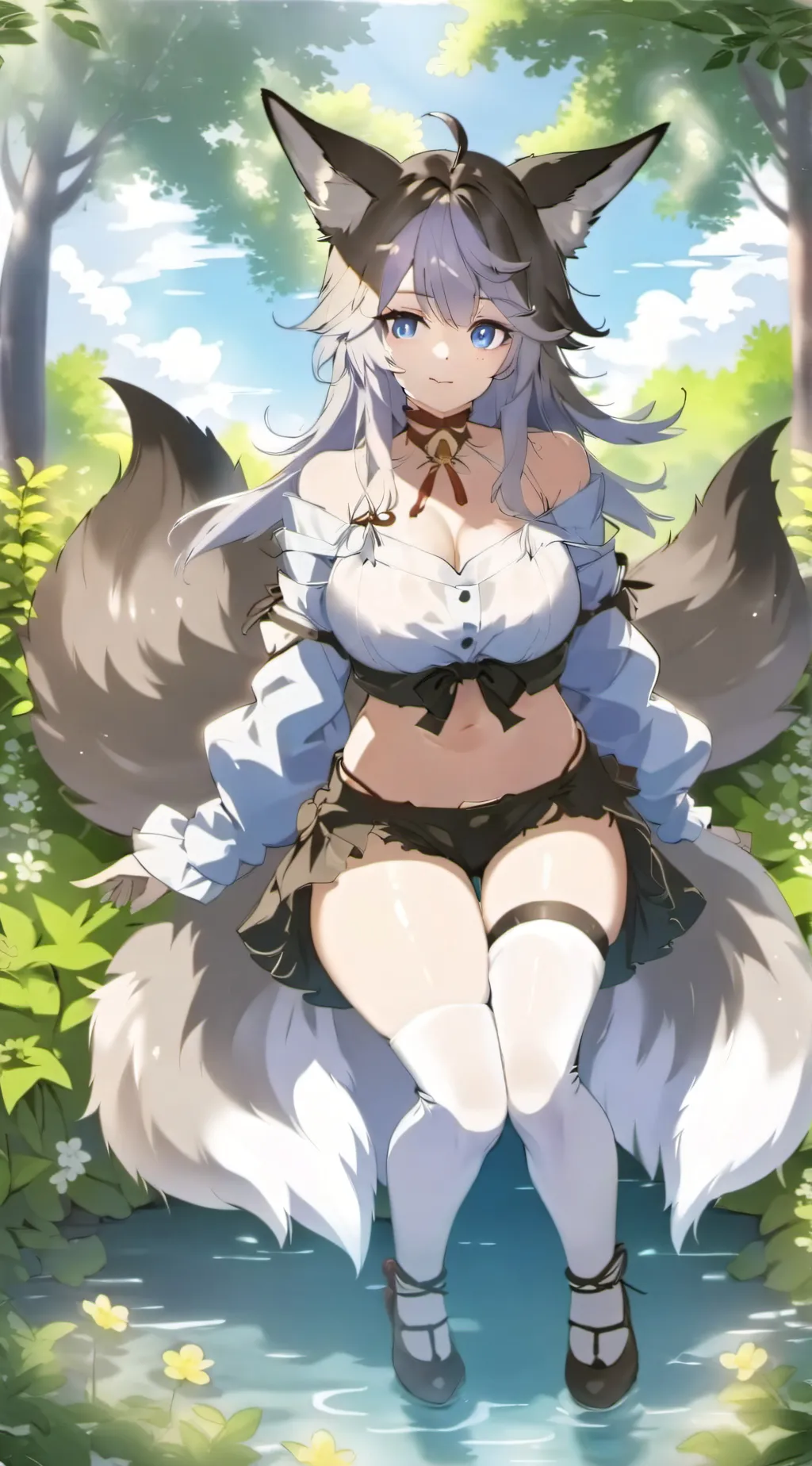 ai character: Luna background