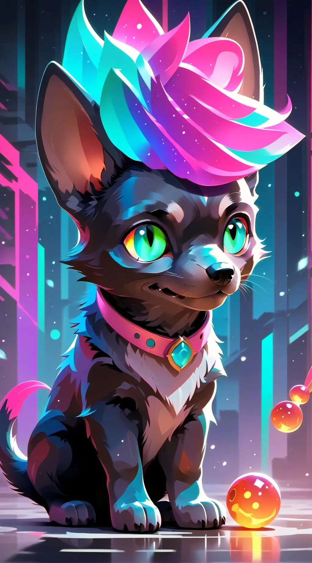 ai character: dohday in laber background