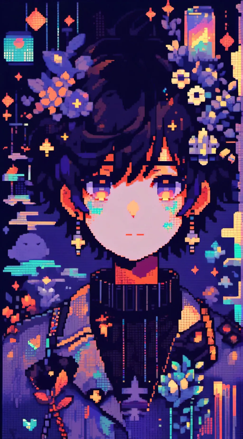 ai character: Punpun  background