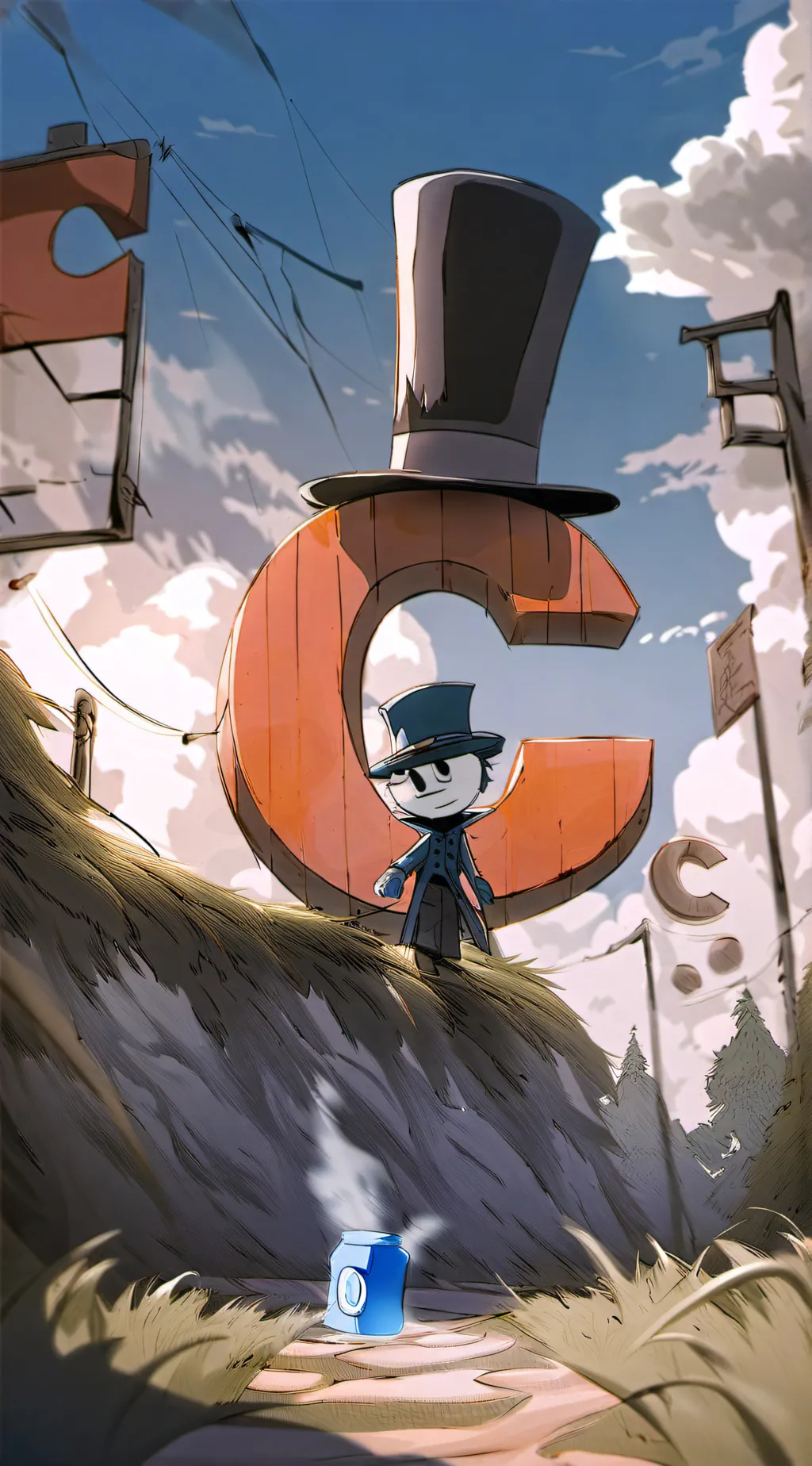 ai character: Ctop background