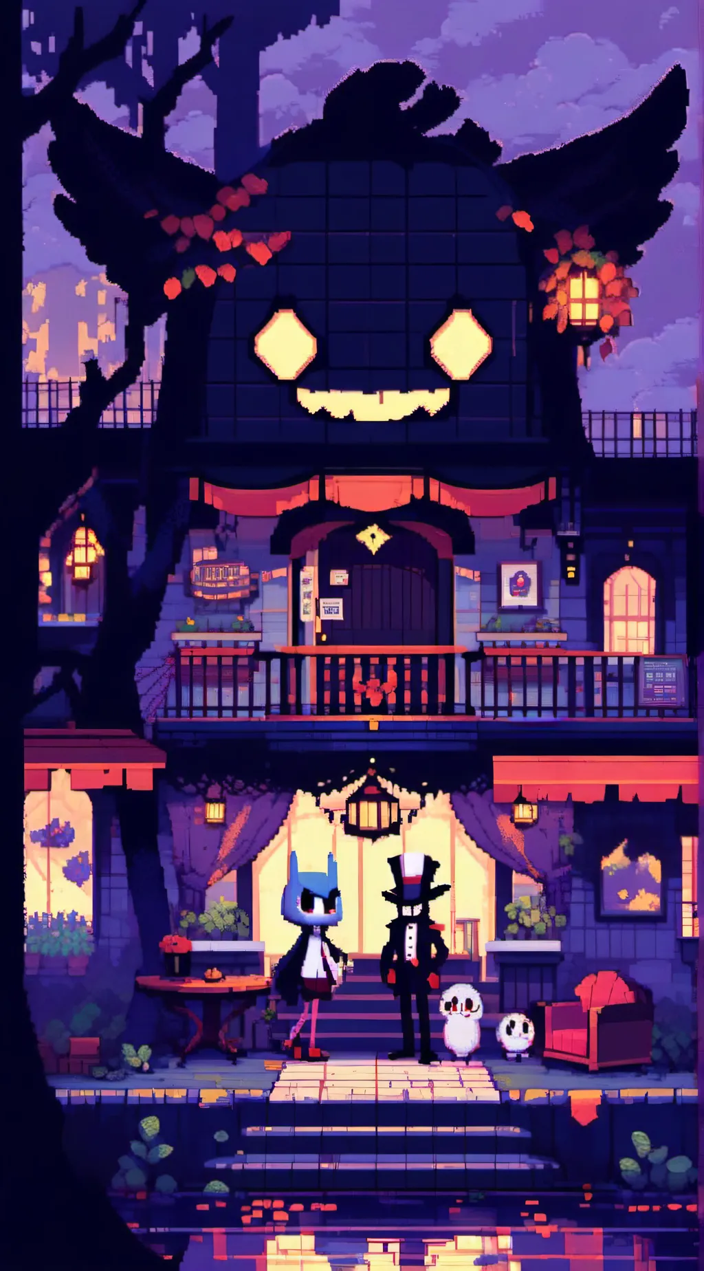 ai character: Hazbin hotel  background