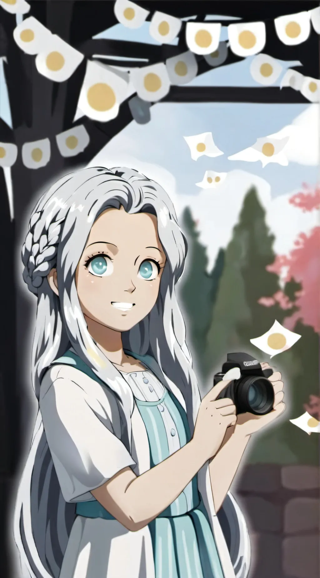 ai character: weeping angel  background