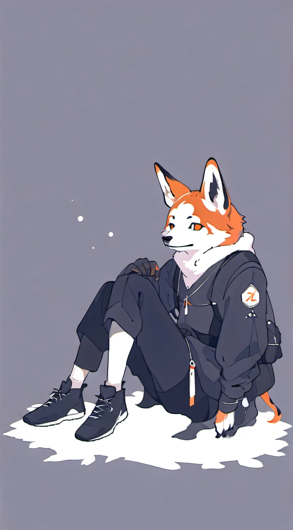 ai character: gacha. zoo background