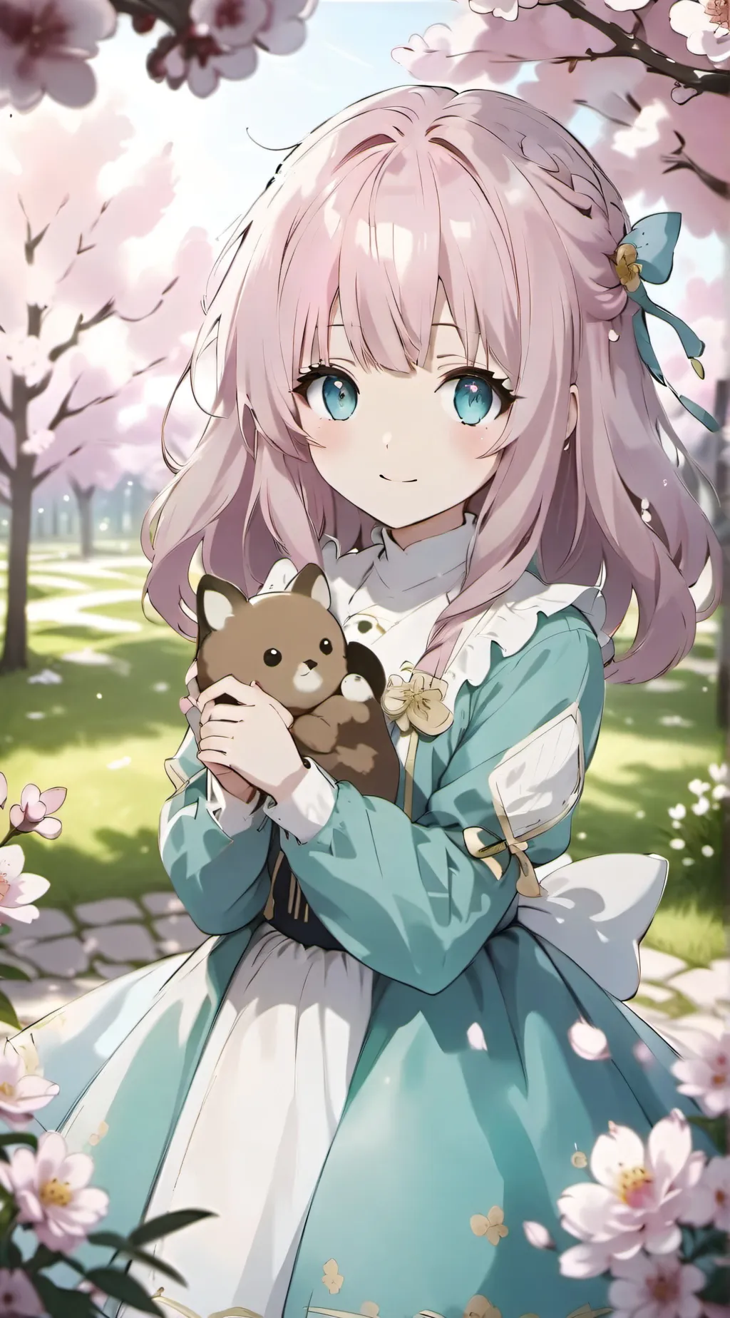 ai character: ￼￼Blossom  background