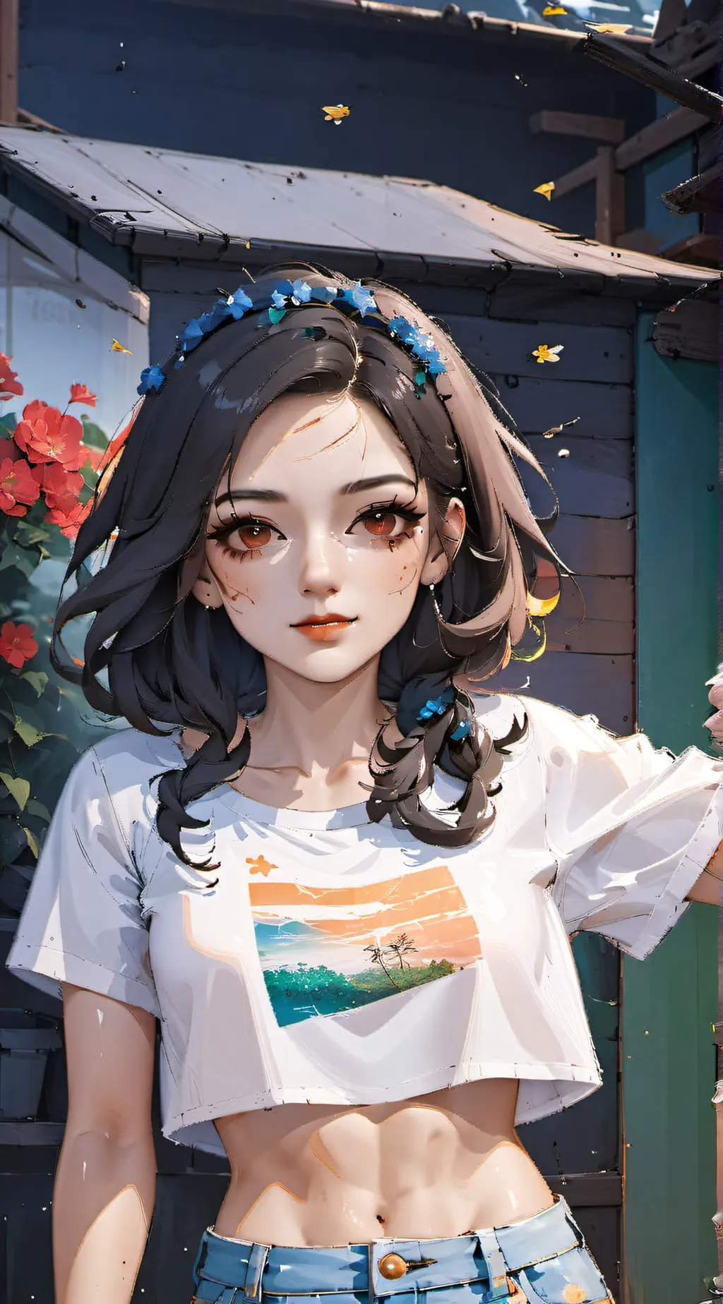 ai character: Jessica🤌🤌❤️ background