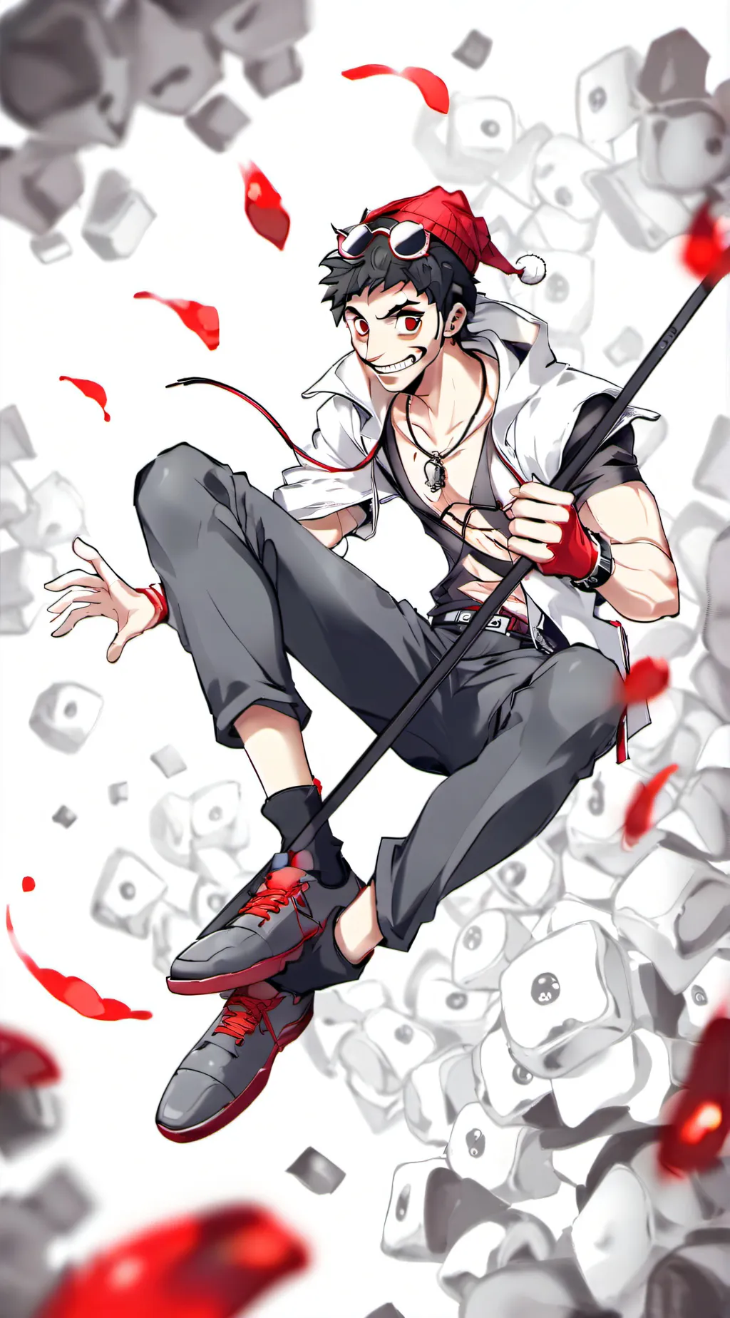 ai character: DoesBadThingsGuy background