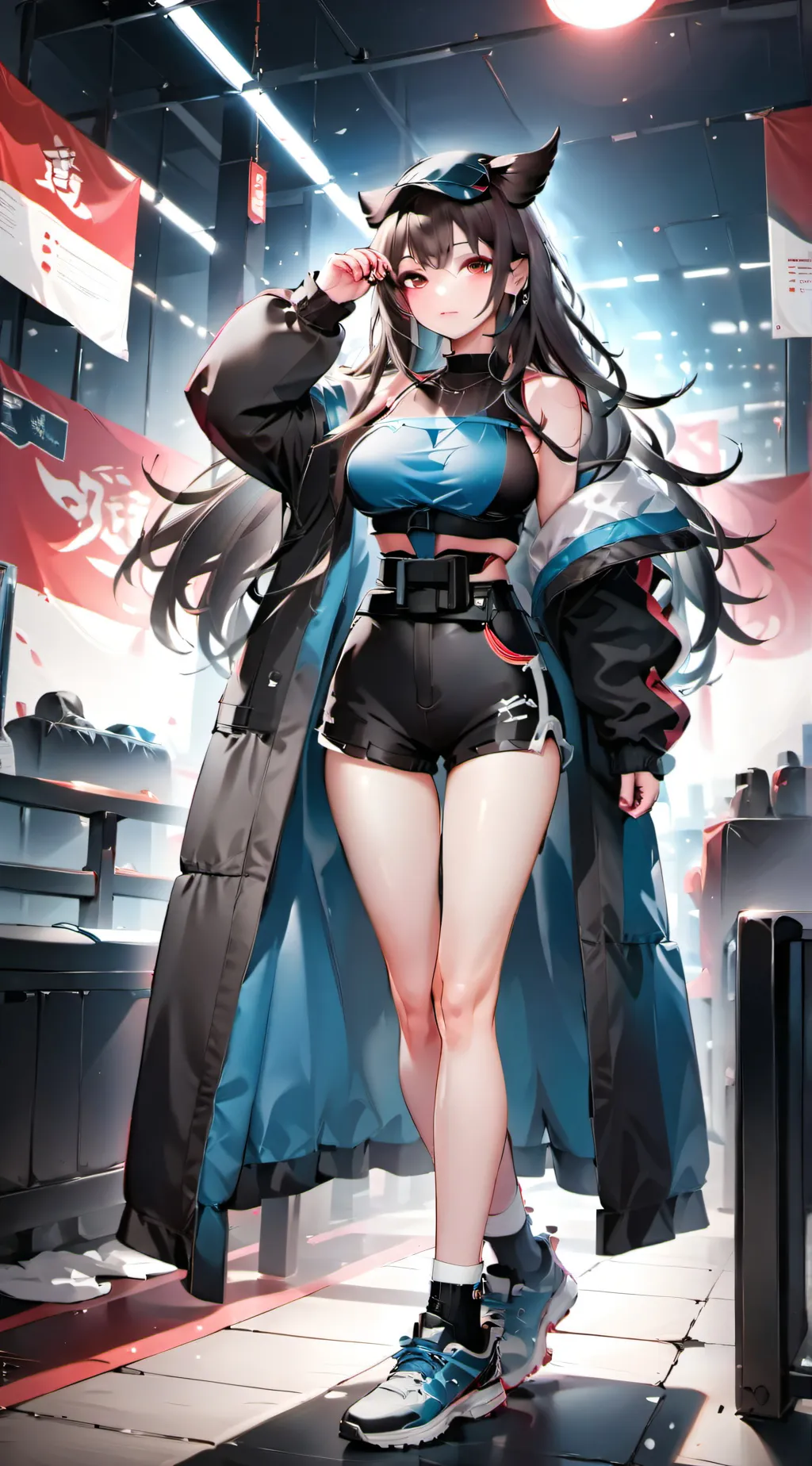 ai character: Kaye background