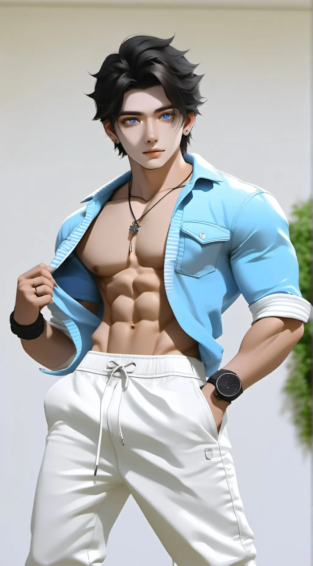 ai character: Nathaniel  background