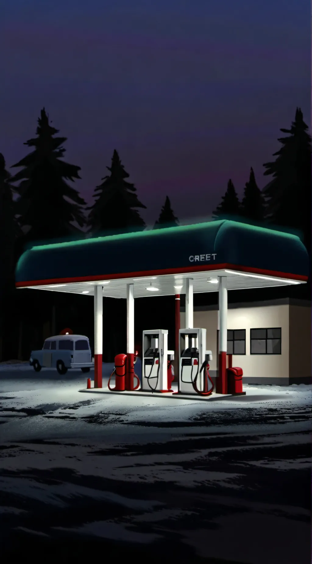 ai character: Night Shift  background