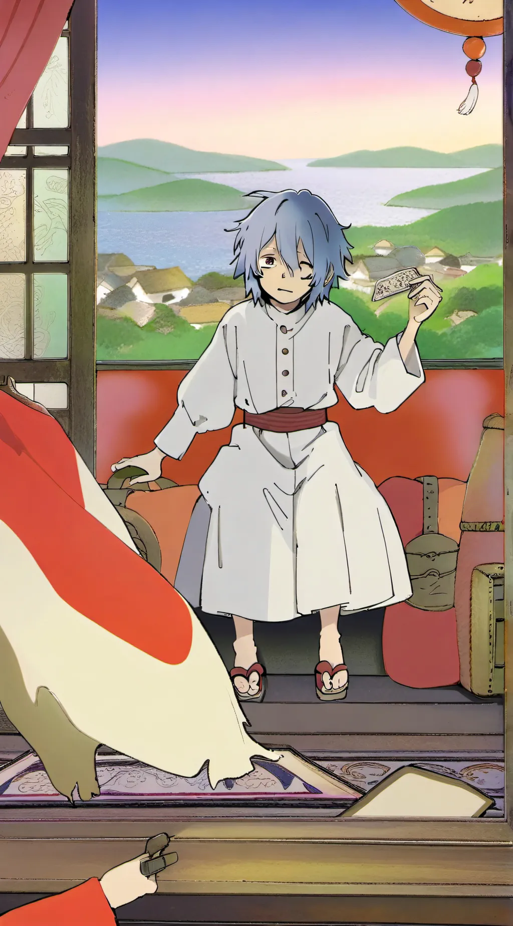 ai character: Shigaraki x Dabi background