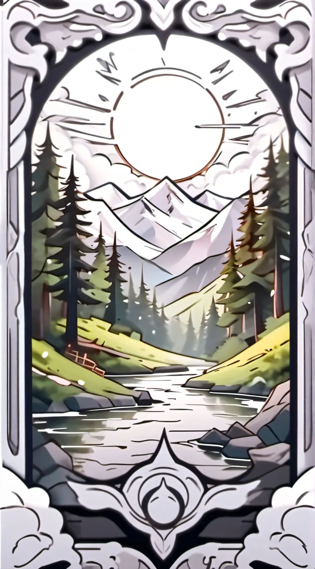 ai character: Me and evan background