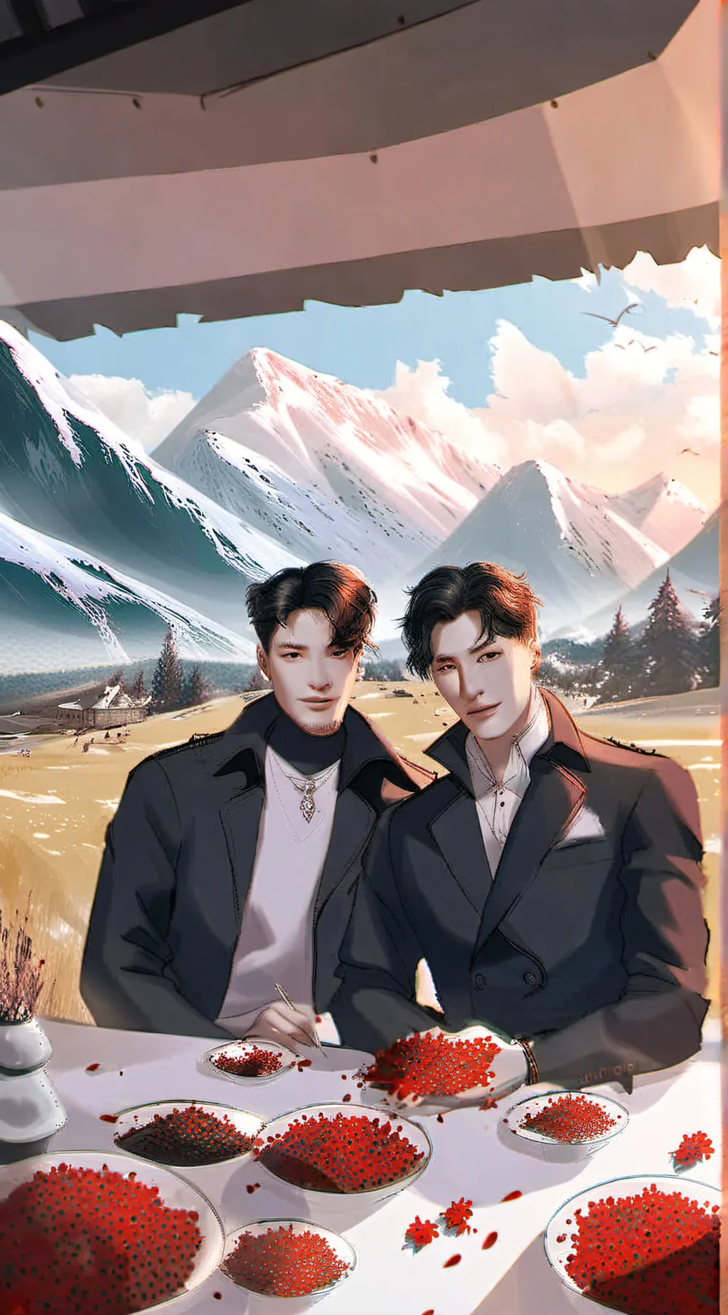 ai character: Valentino background