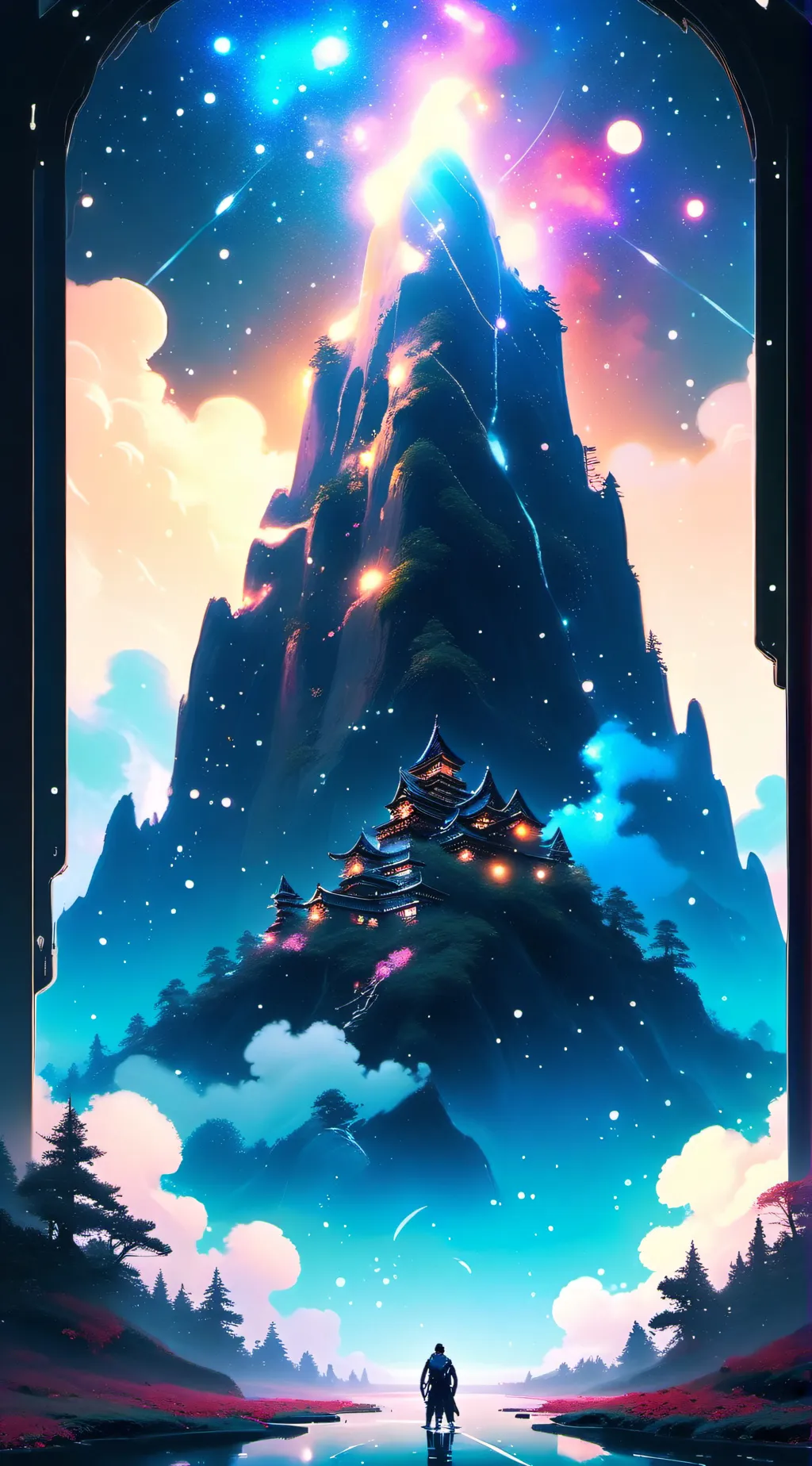 ai character: fpe x infinite 🌳 background