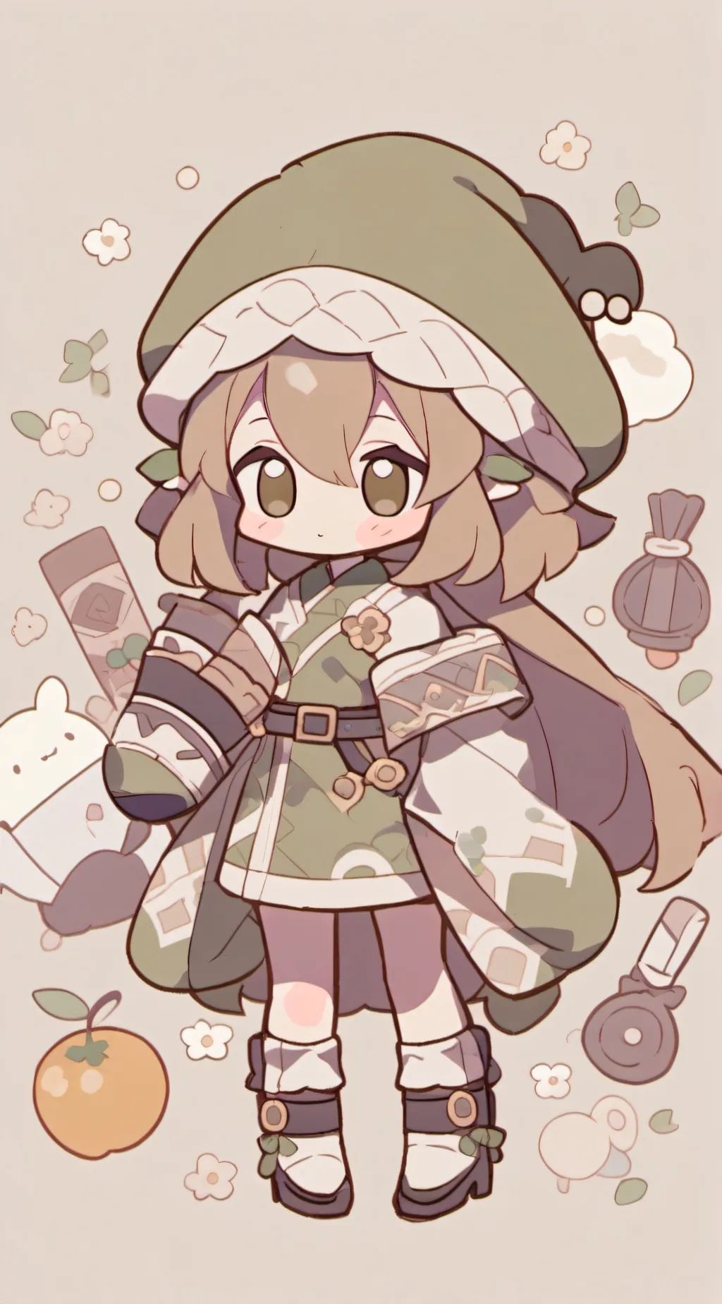 ai character: Vee  background