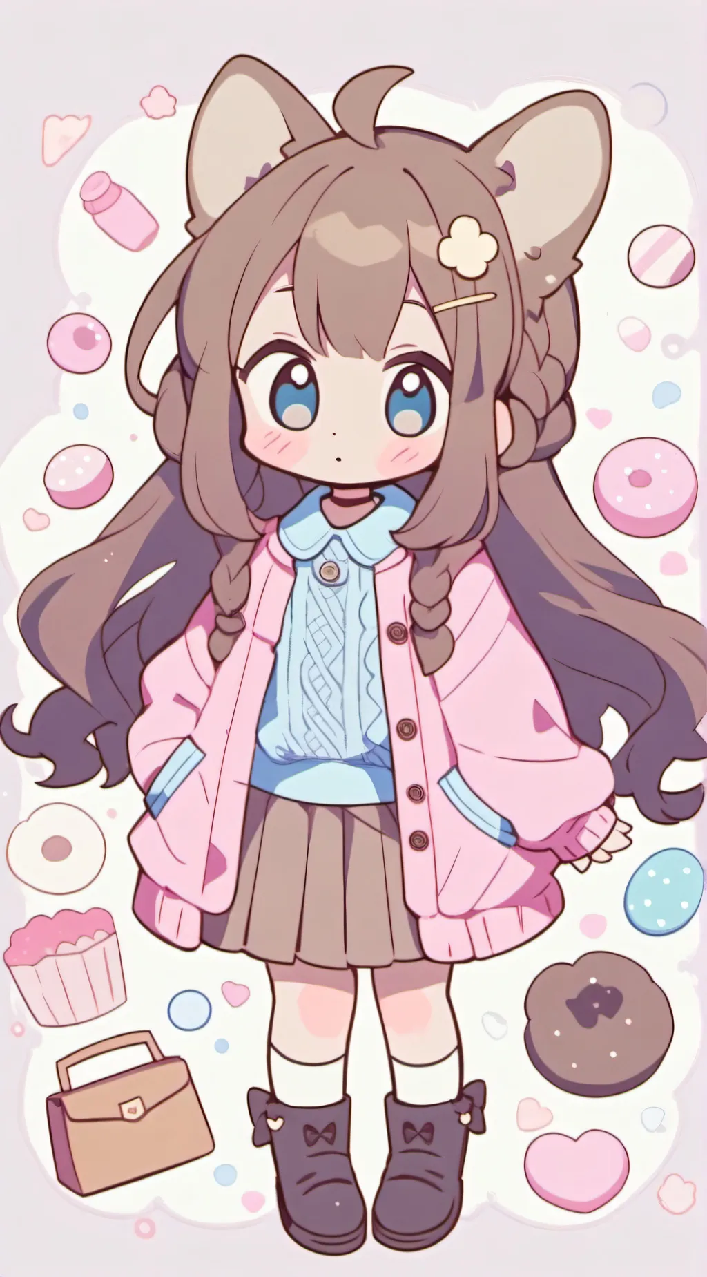 ai character: Kiwi  background