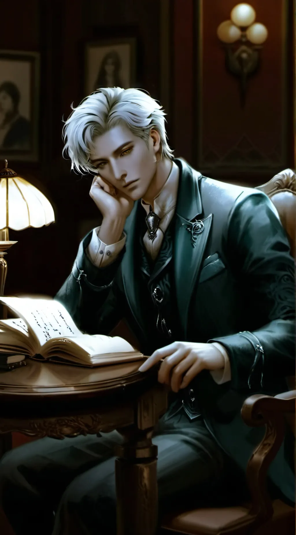 ai character: Antonio Blackcrest background