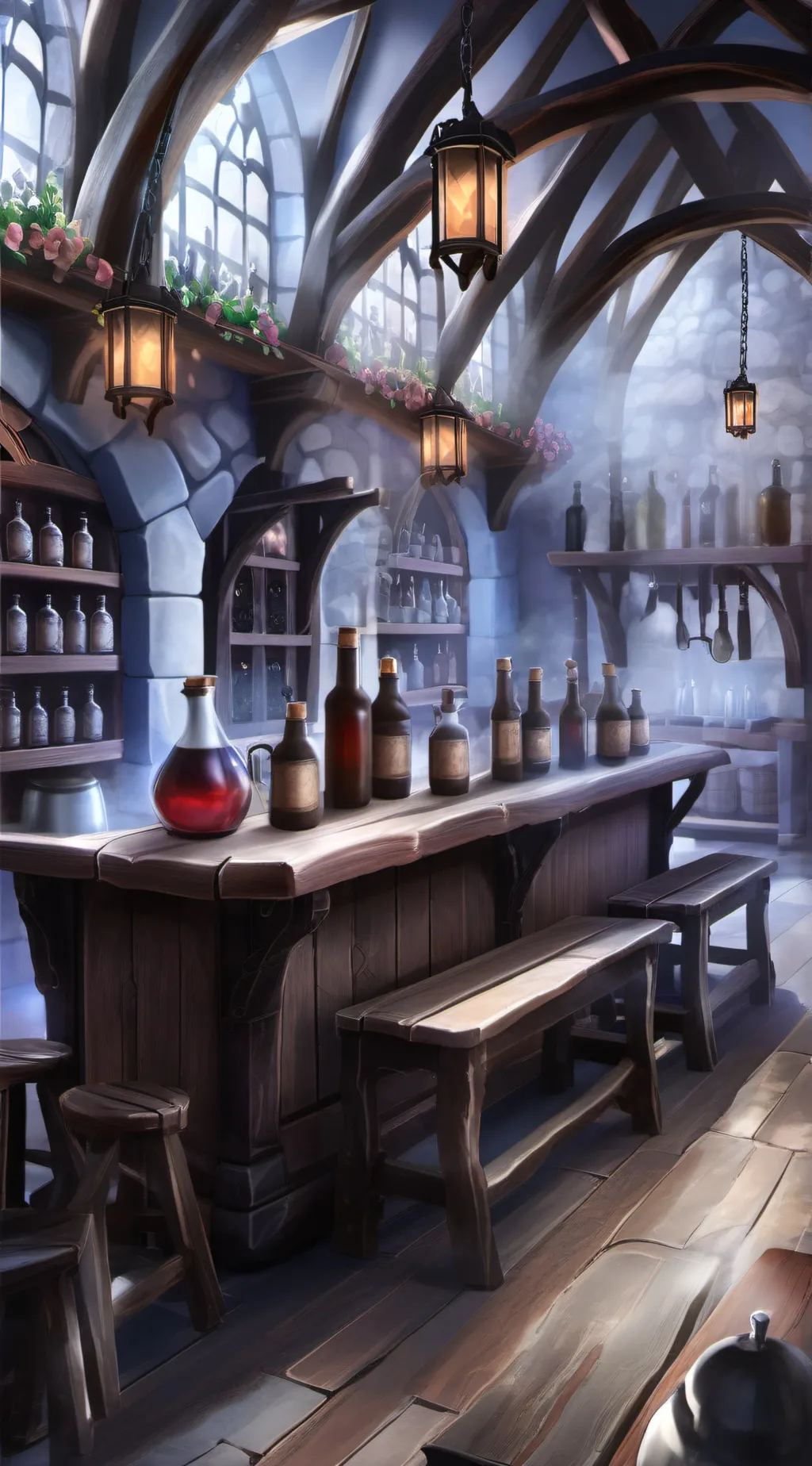 ai character: Time for adventure background