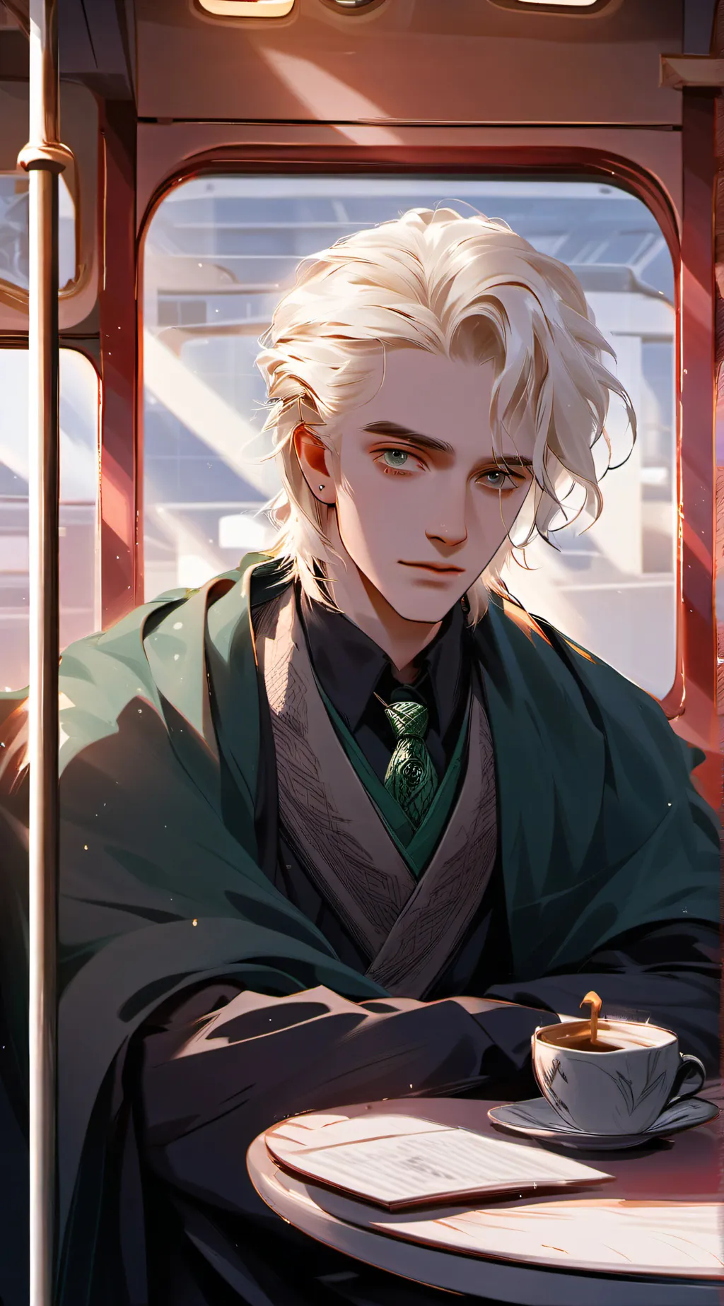 ai character: Draco, (Soulmate!) background