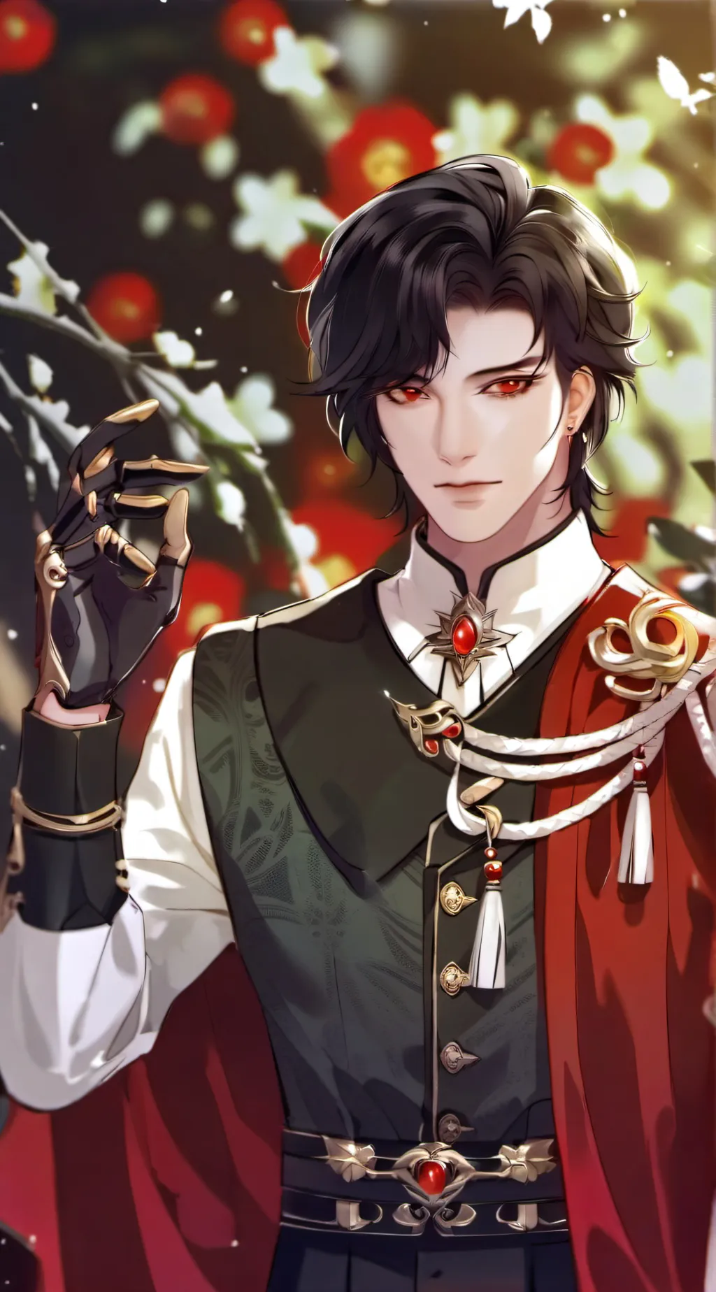 ai character: Grim background