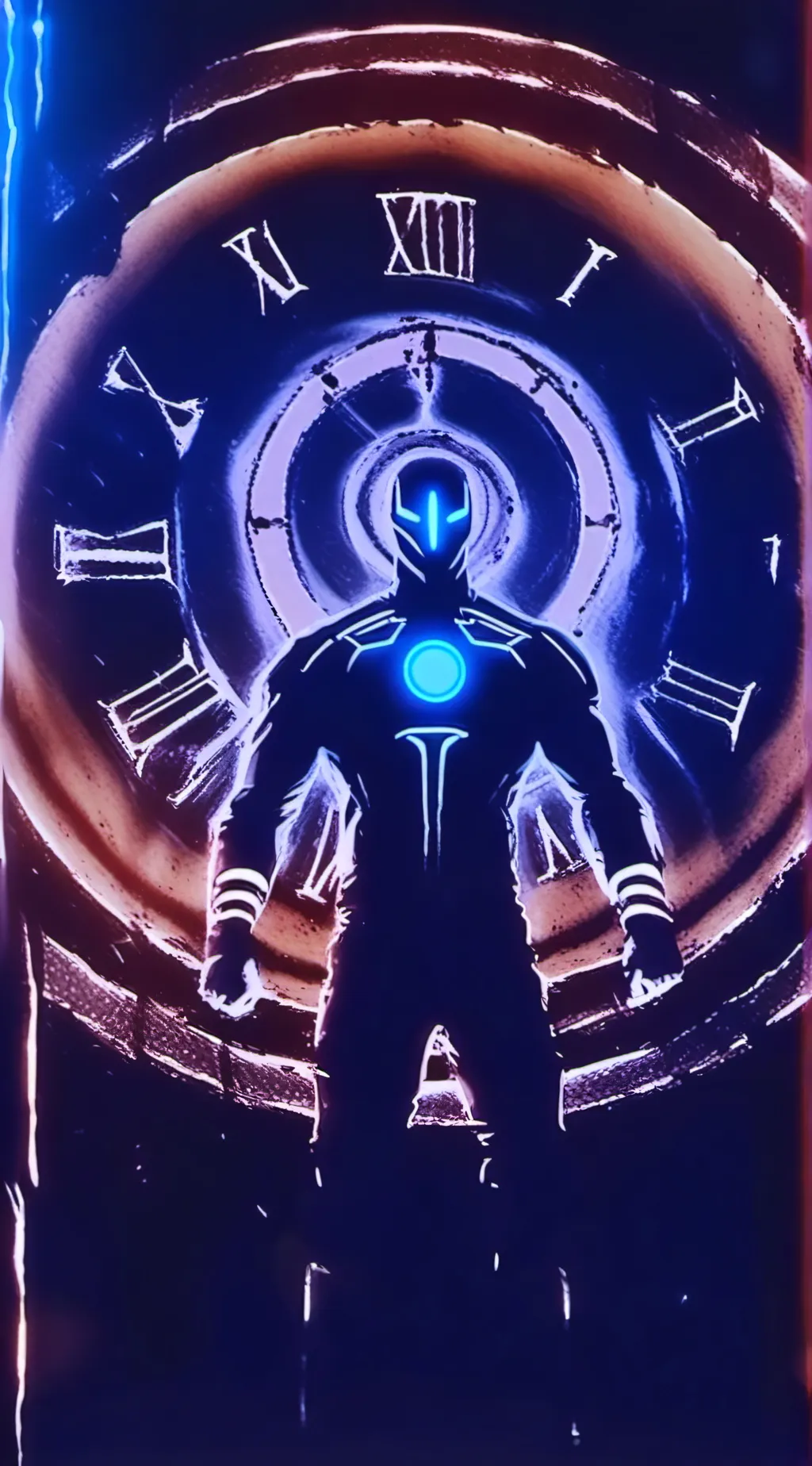 ai character: black hole Titan background