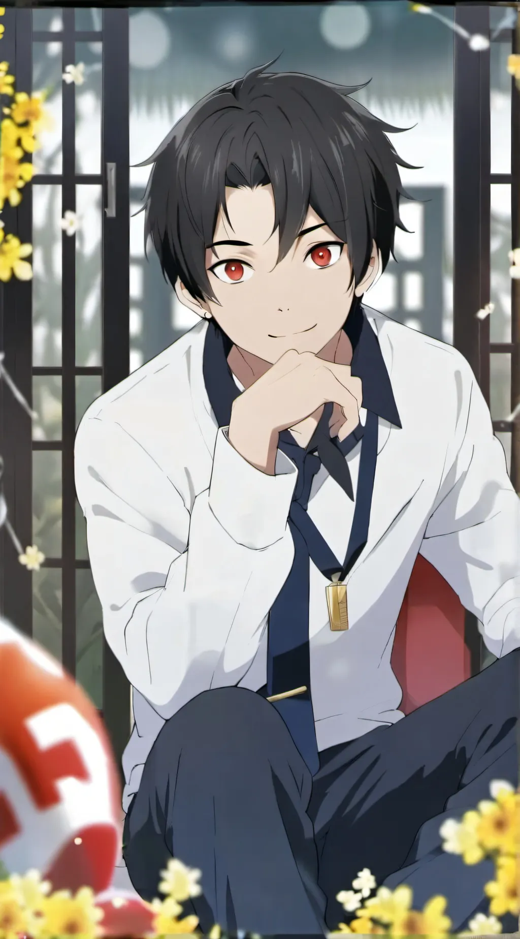 ai character: Muzan became kid background