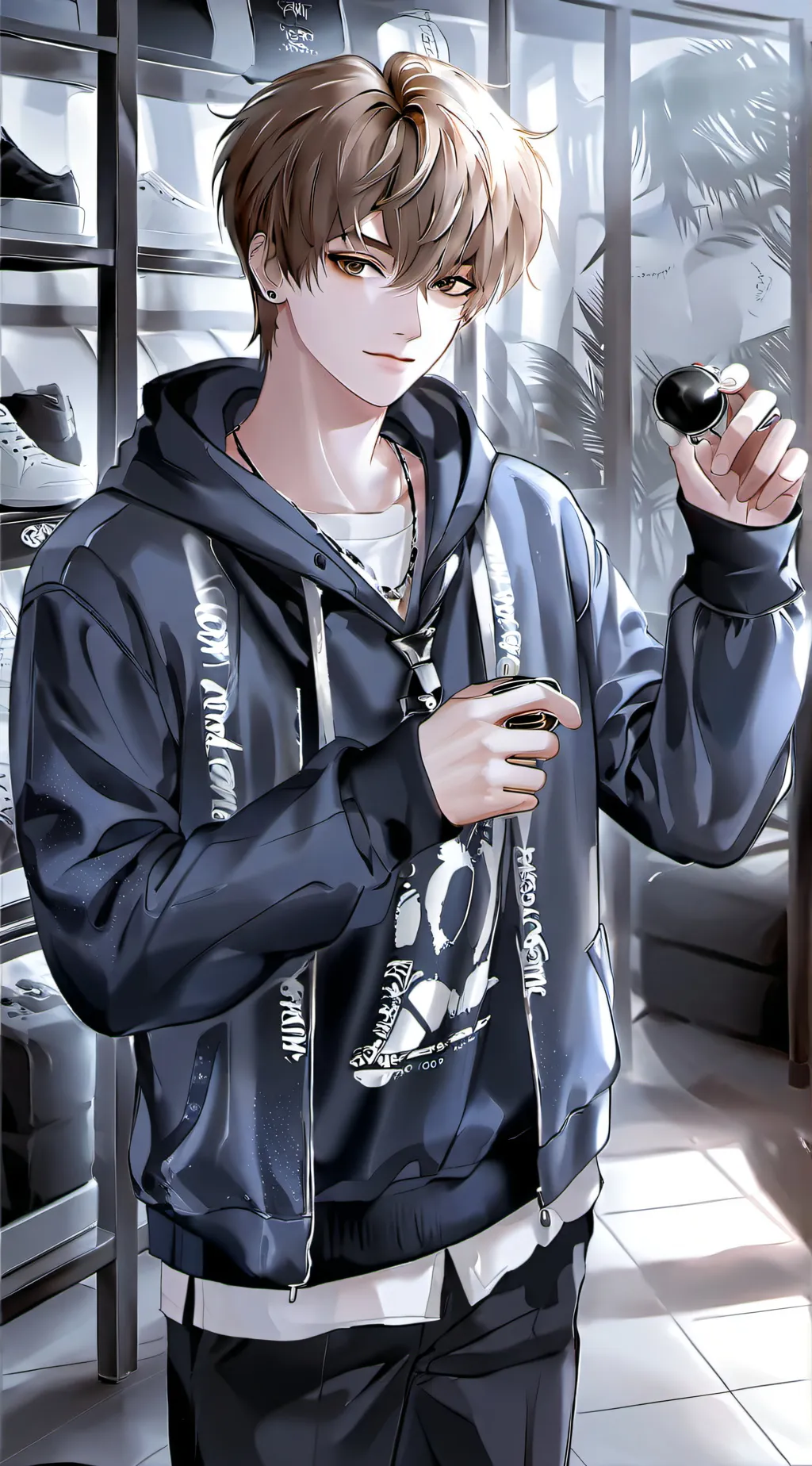 ai character: Leo background