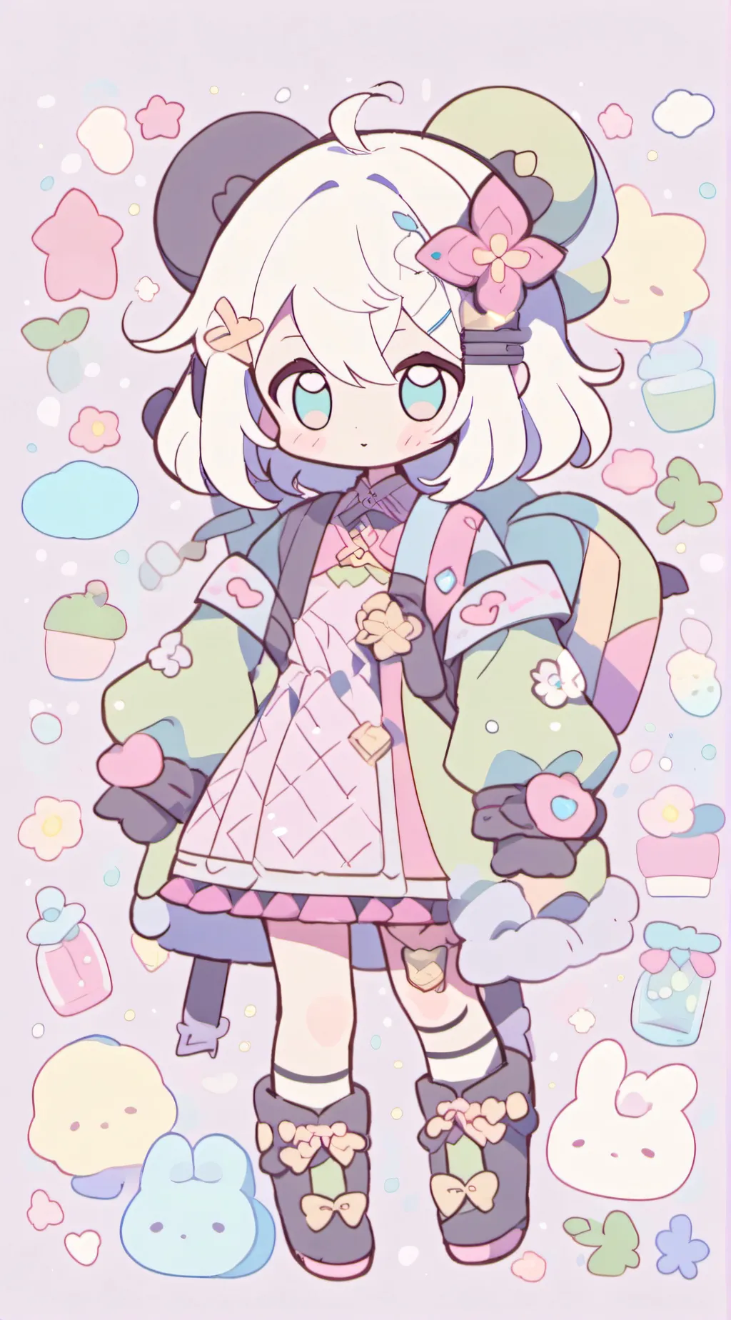 ai character: leon background