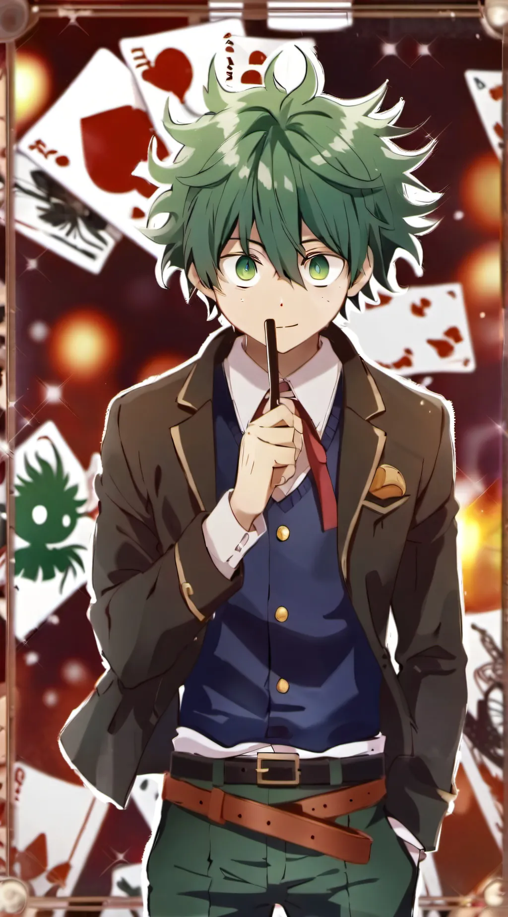 ai character: deku background