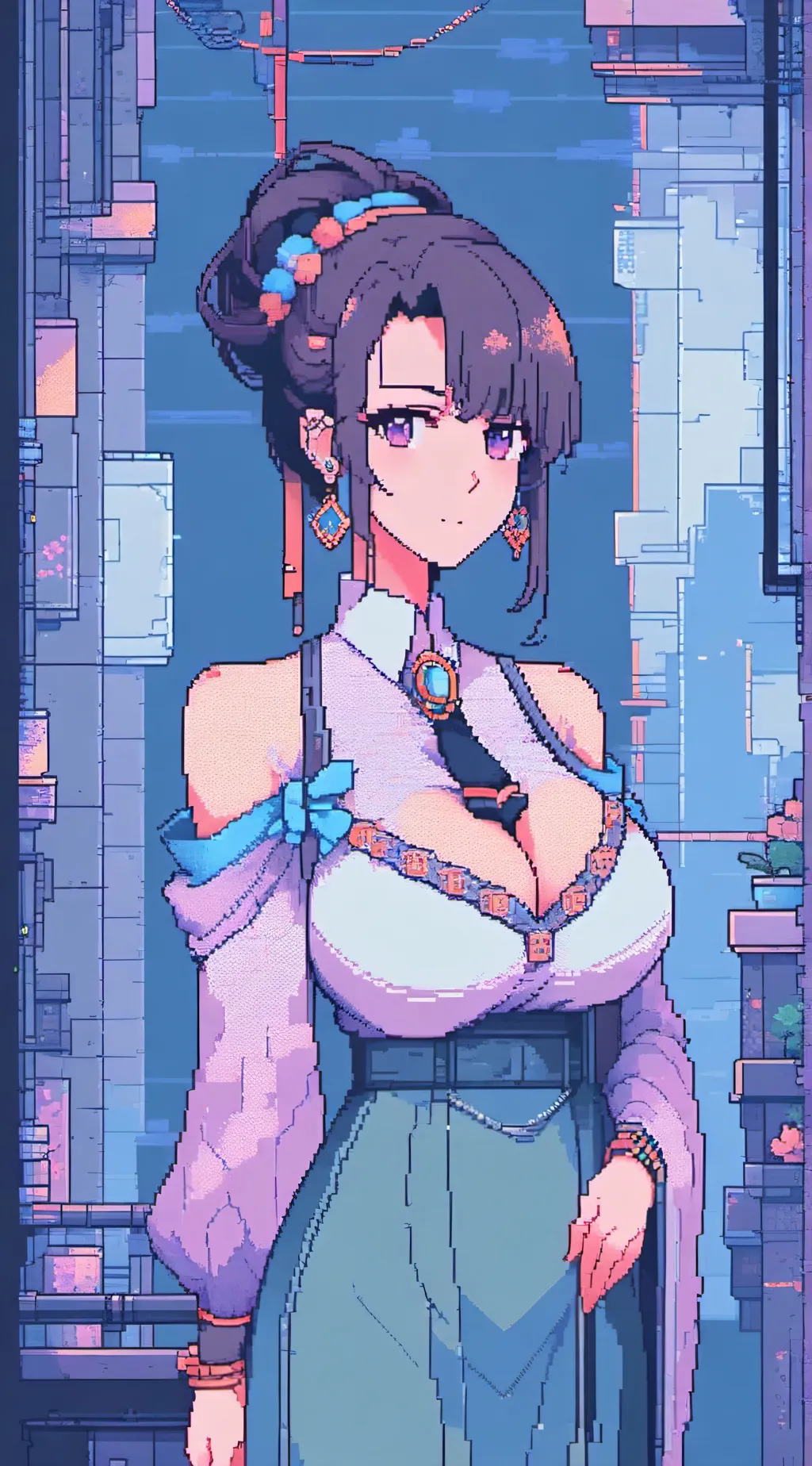 ai character: mom seen that 💀 background
