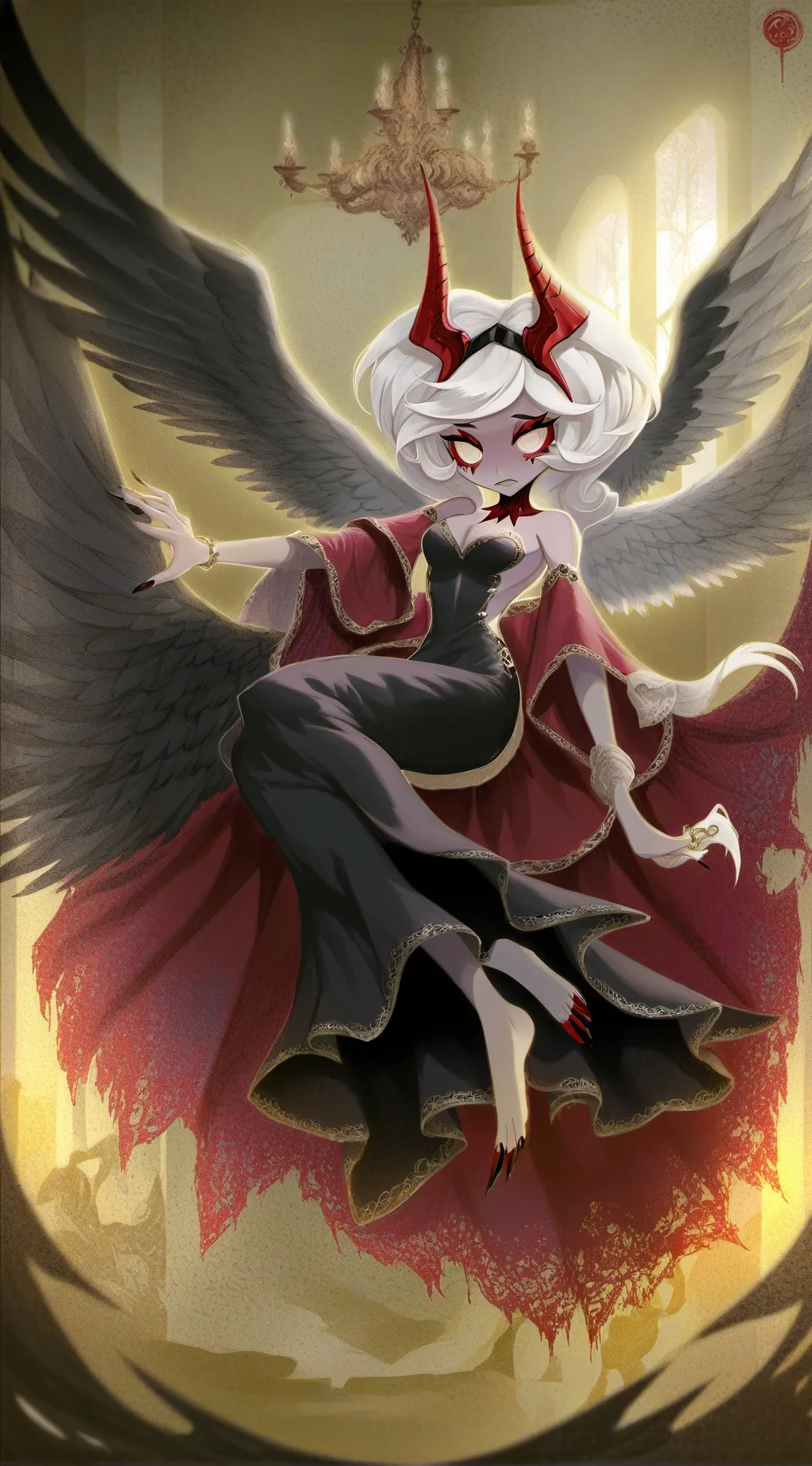 ai character: Lucifer  background