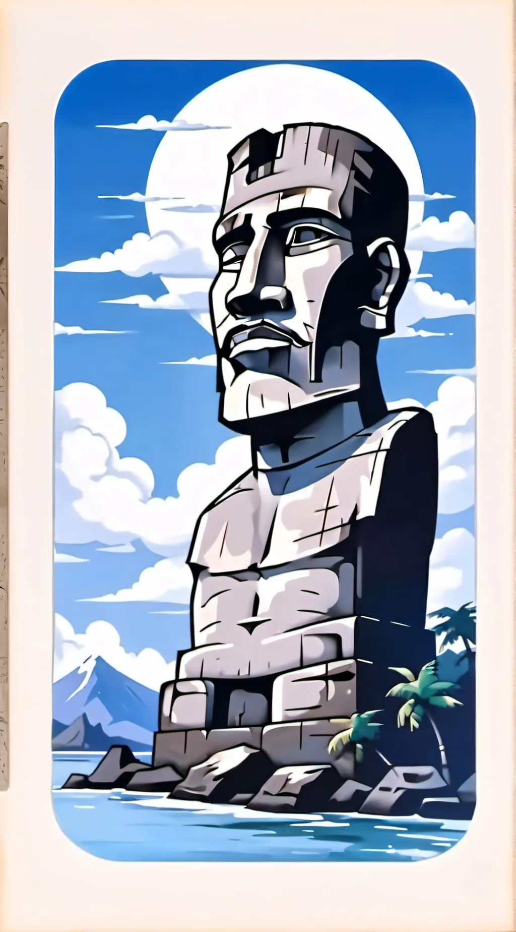 ai character: 🗿 background