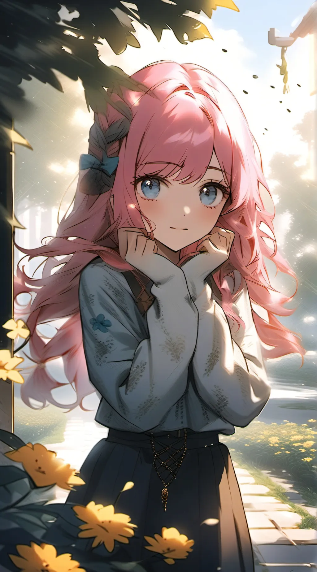 ai character: flutter shy  background