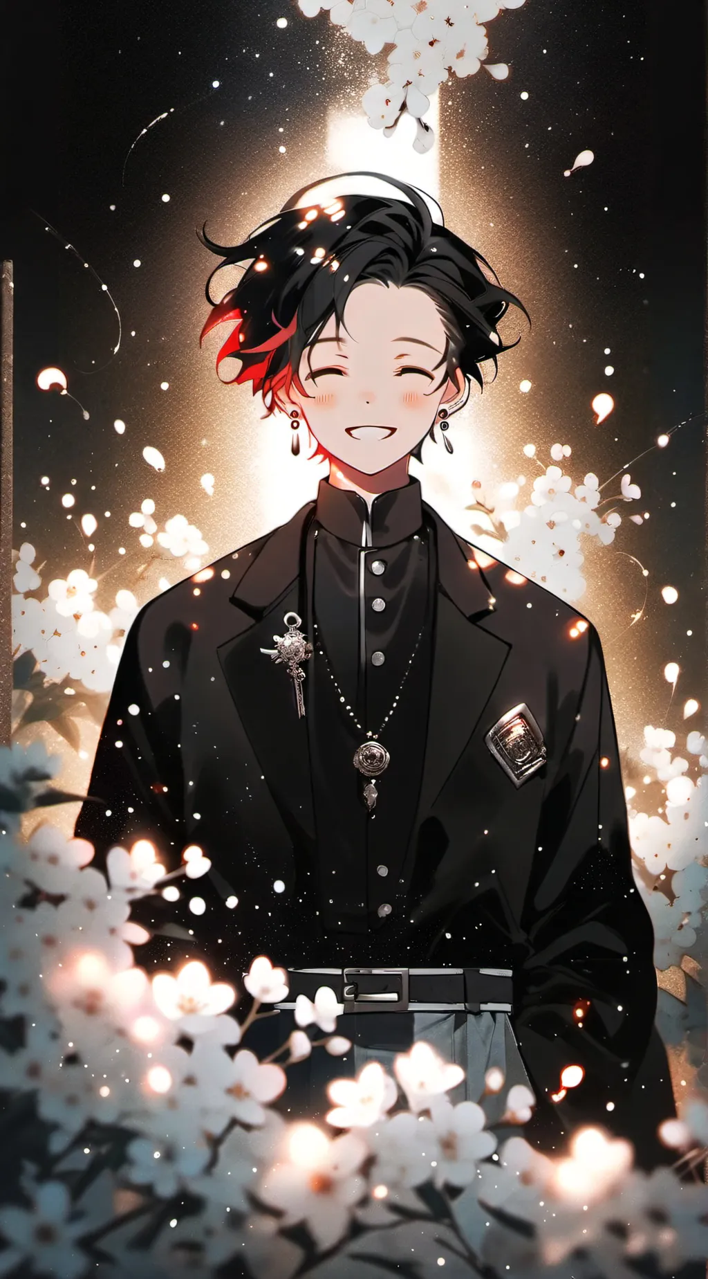 ai character: Demon slayer  background