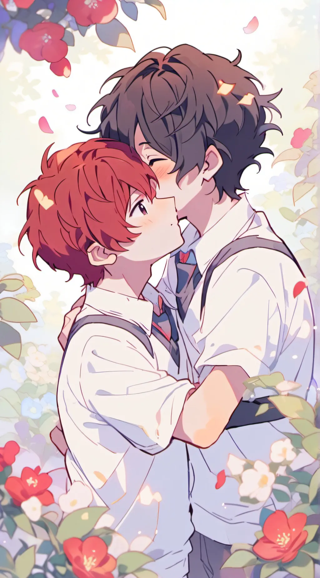 ai character: Tanjiro × Tomioka background