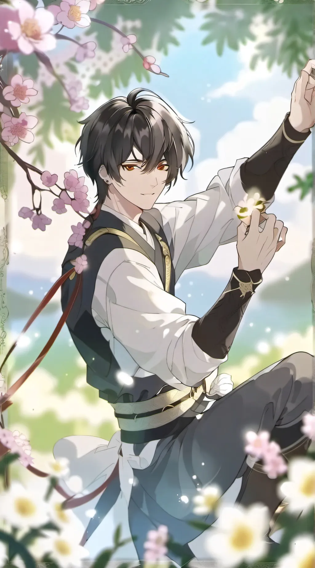 ai character: Sanji  background