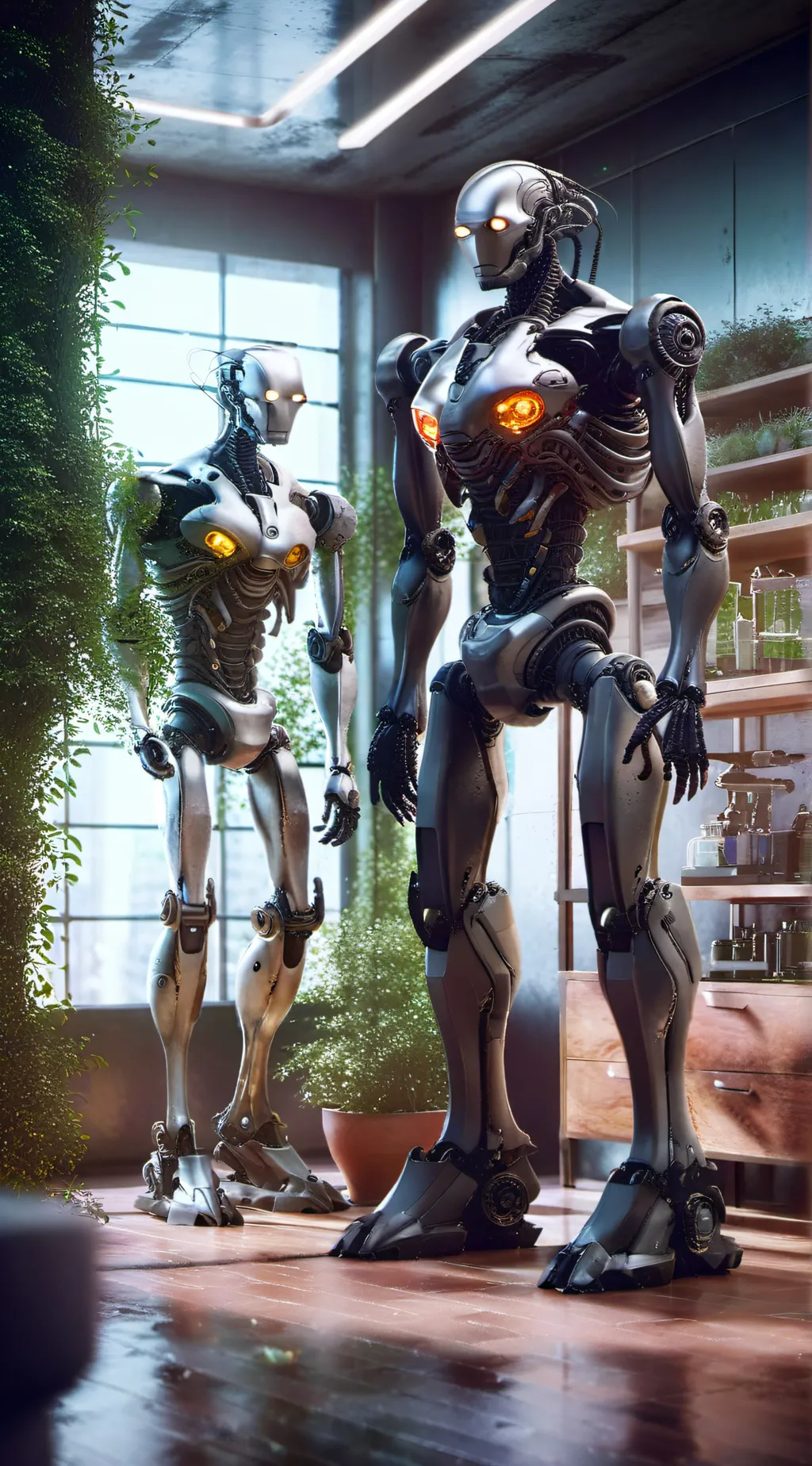 ai character: Bot war background