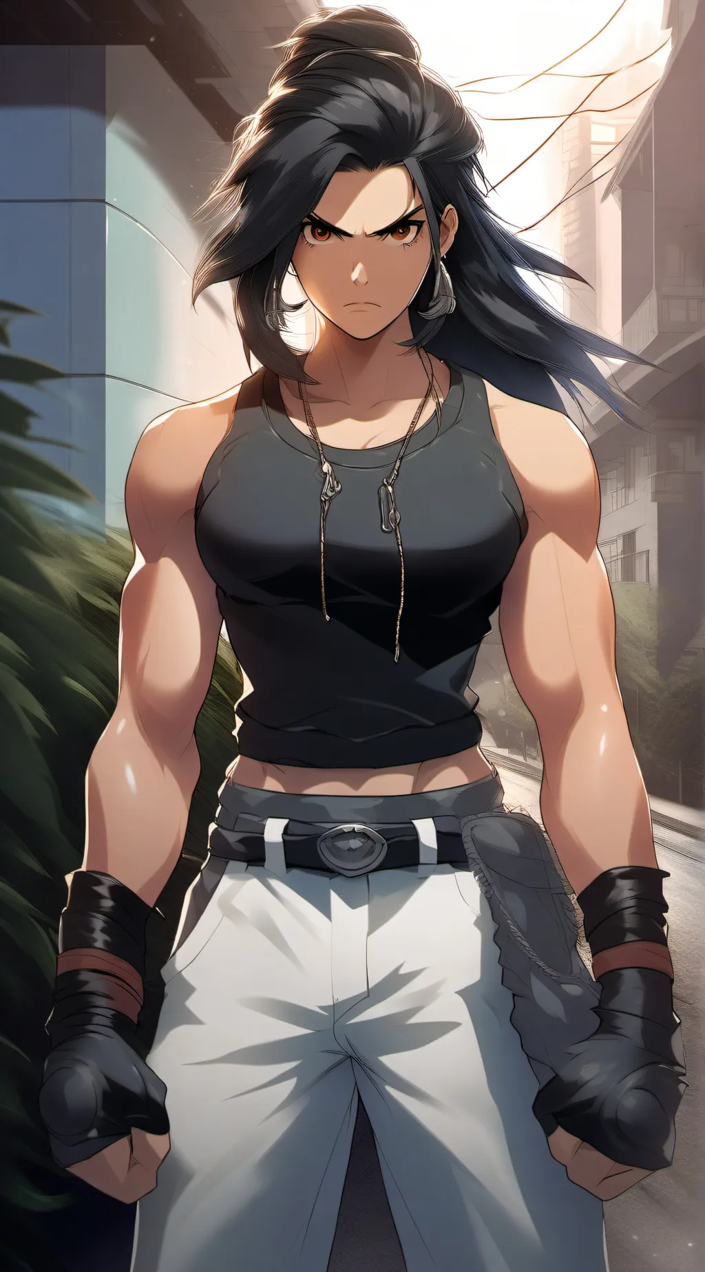 ai character: Lady Thrasher  background