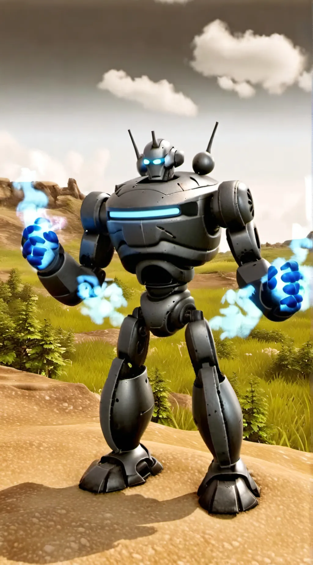 ai character: Volk  background