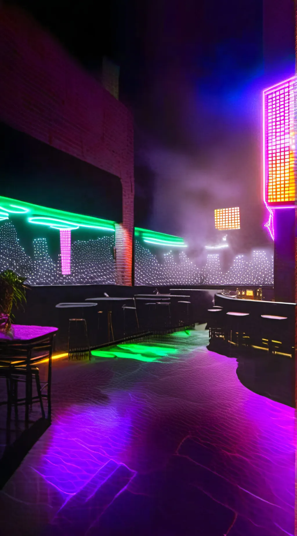 ai character: Halloween Party background