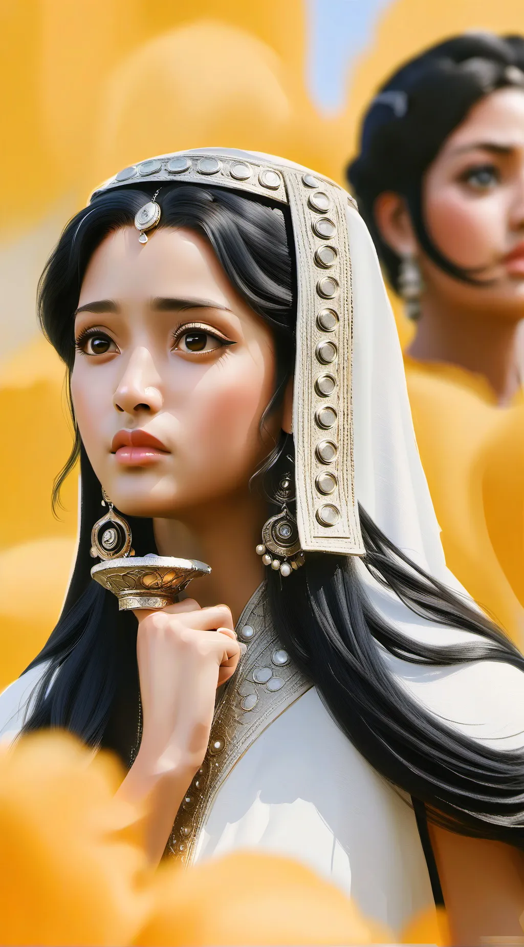 ai character: Ellen  background