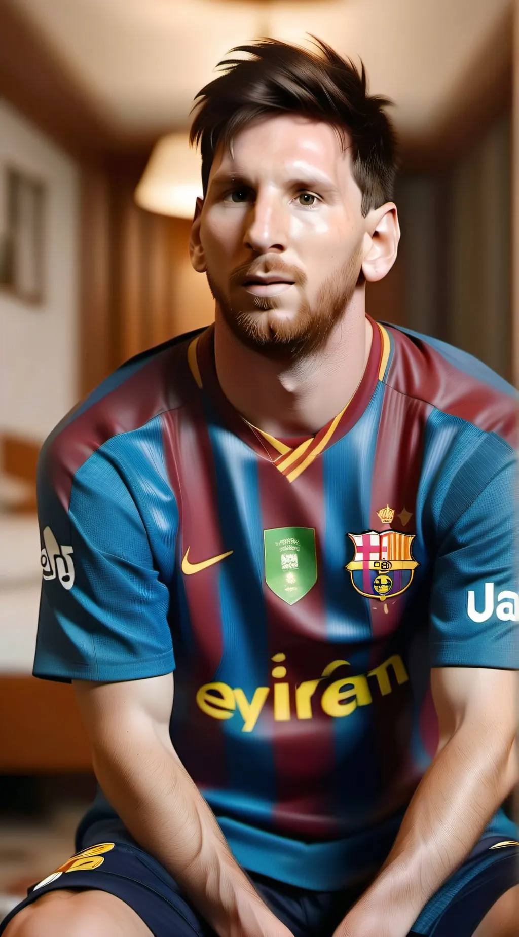 ai character: Messi background
