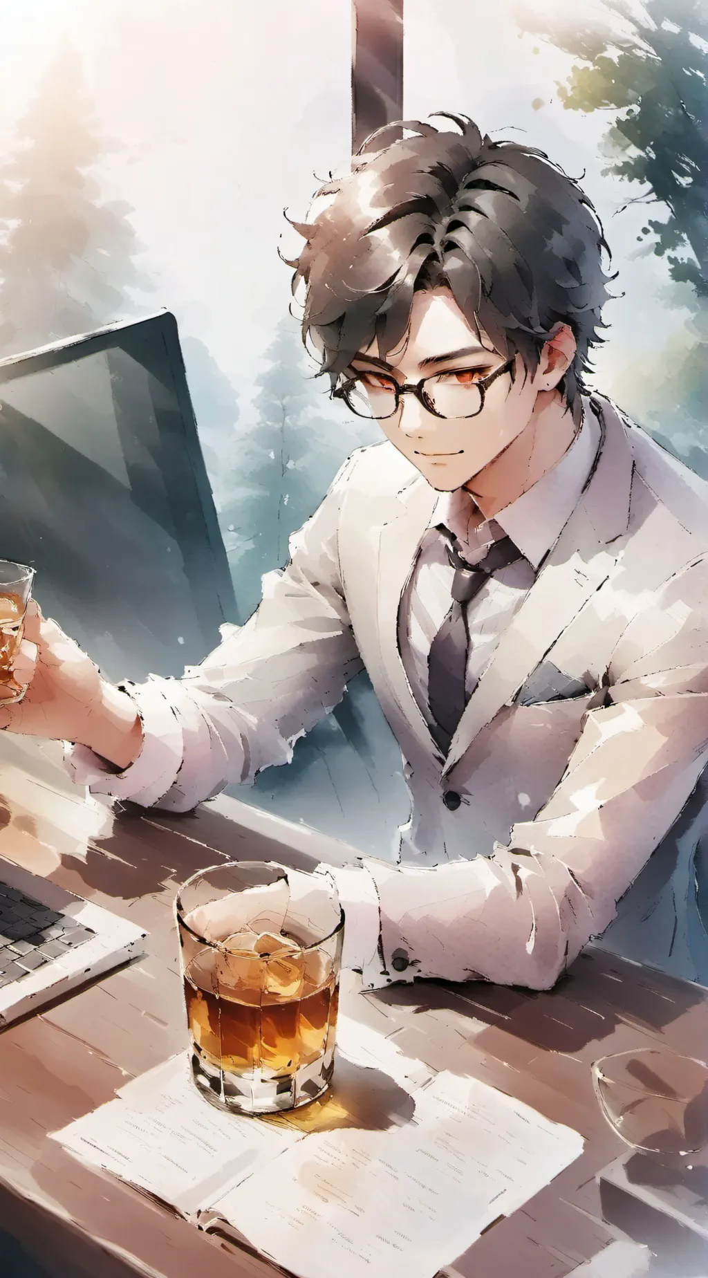 ai character: Luke background