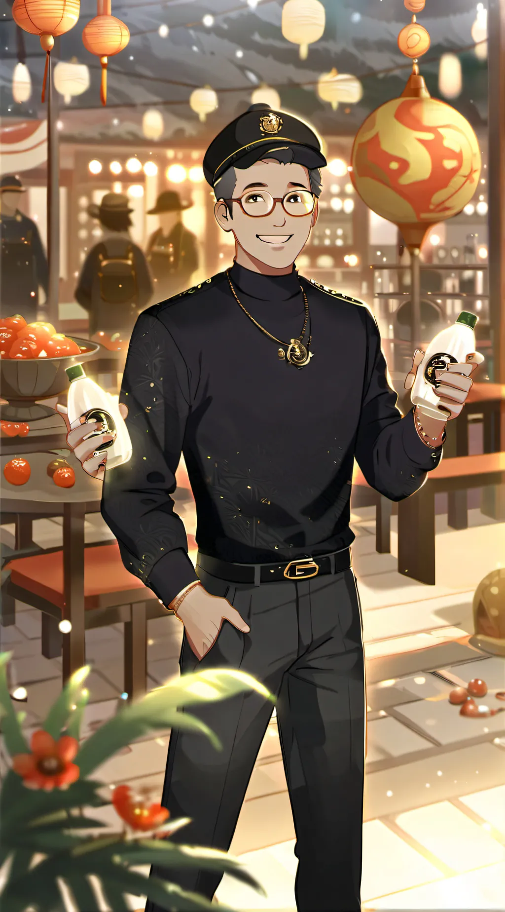 ai character: Lol podcast  background