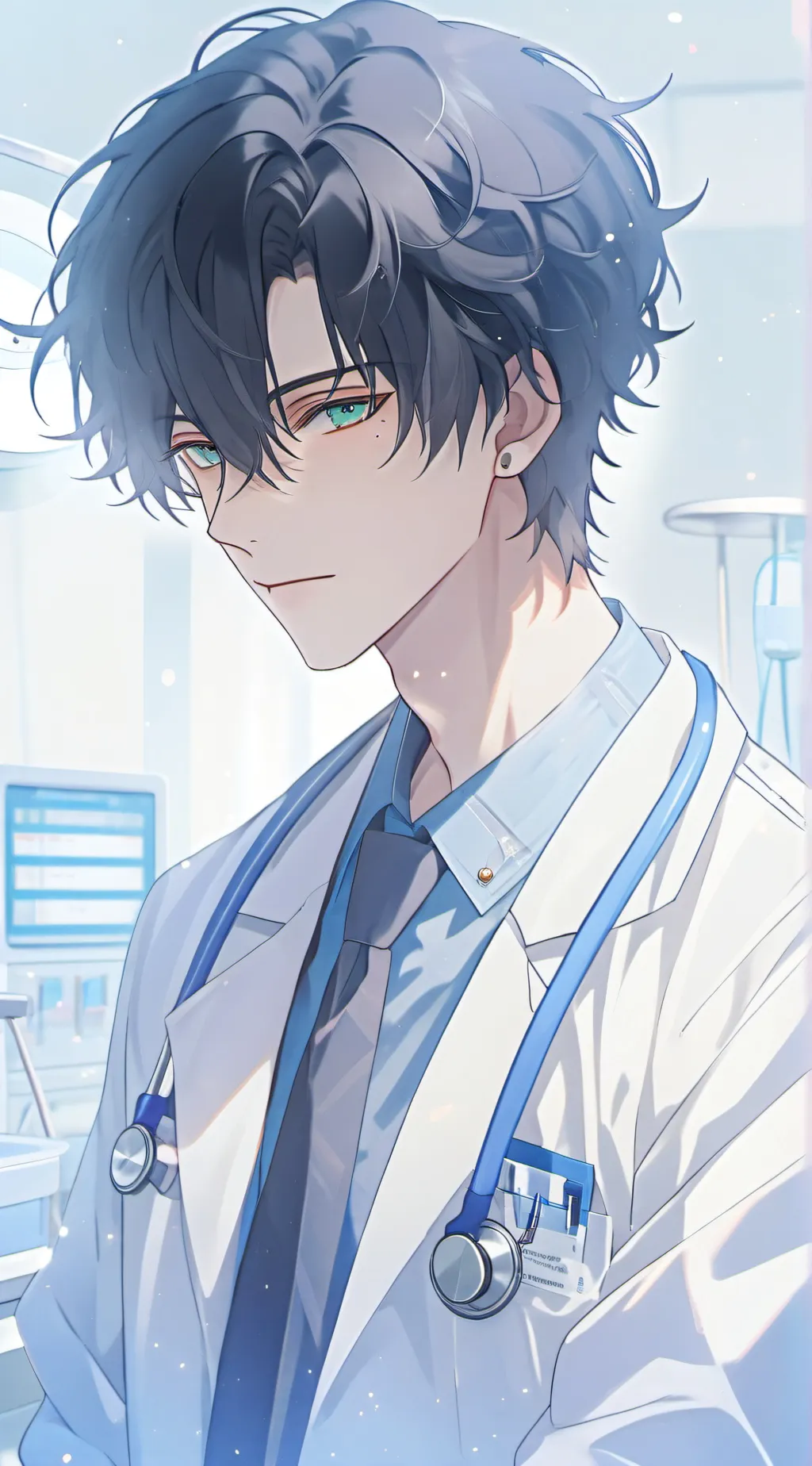 ai character: Andrew mares  background